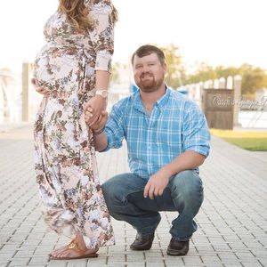 Size Large Blush Boutique maternity dress.